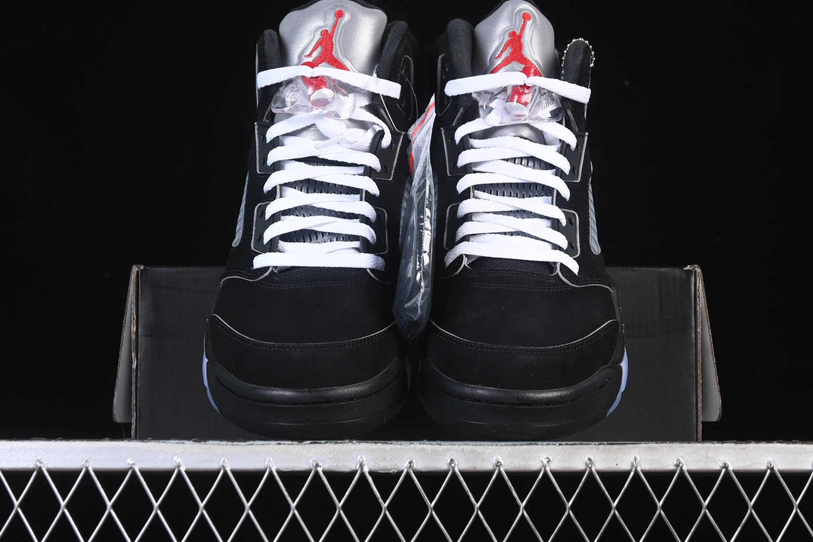 All categories Air Jordan Jordan series basketball shoes Air Jordan 5 GX foreign trade version Air Jordan 5 Black "Metallic Reimagined" AJ5 Joe 5 black silver HF3975-001
